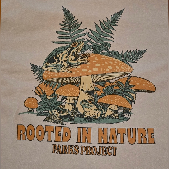 Rooted in Nature Parks Project Mushroom T-Shirt Mens/Unisex (Sold Out Color) XL - Picture 2 of 9